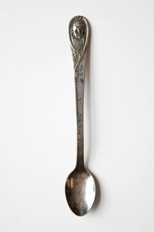 Gerber Winthrop Silver Plate Baby Silver Vintage Spoon Gerber Necklaces