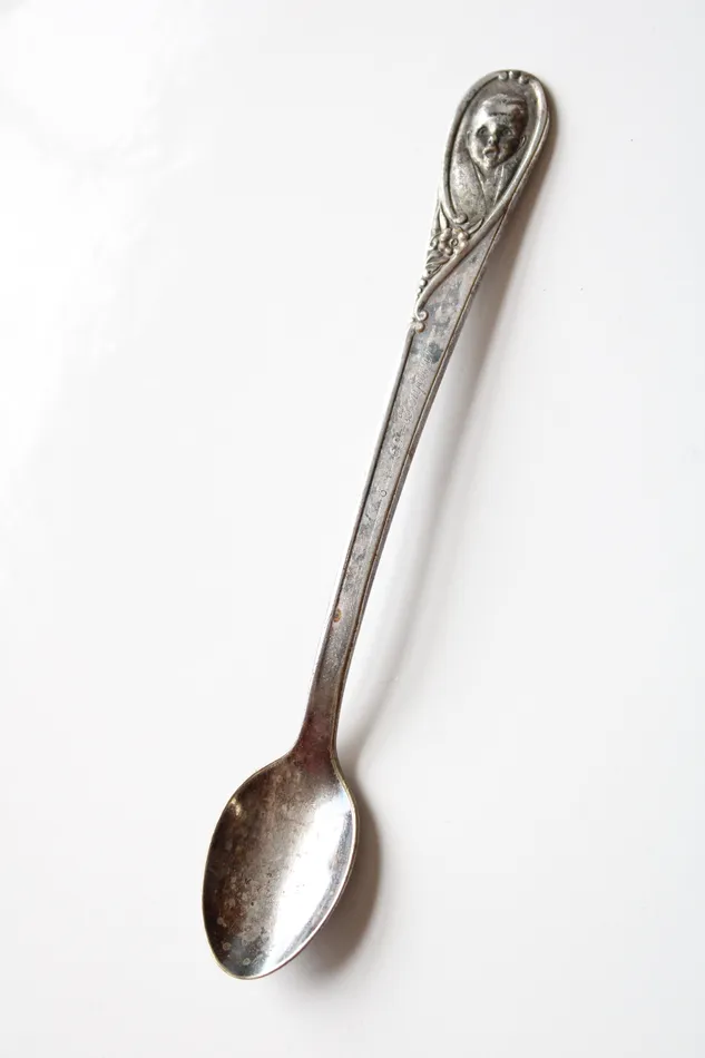 Gerber Winthrop Silver Plate Baby Silver Vintage Spoon Gerber Necklaces