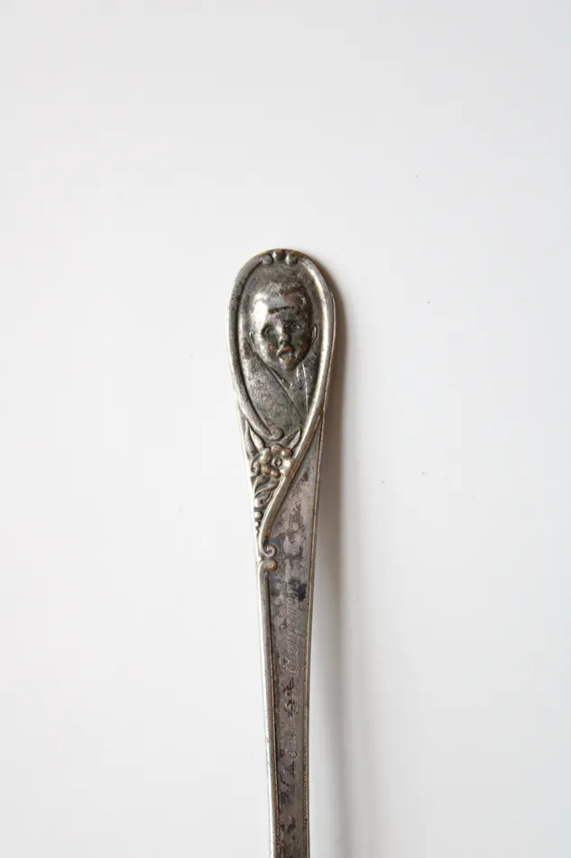 Gerber Winthrop Silver Plate Baby Silver Vintage Spoon Gerber Necklaces