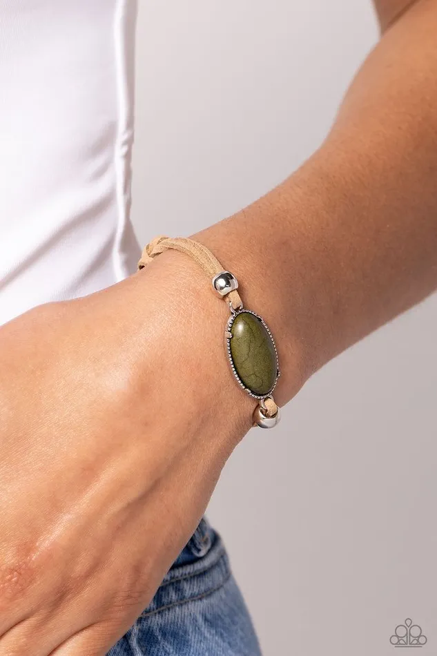 Bracelets Paparazzi Bracelet Desertscape Drive Green Paparazzi Jewelry