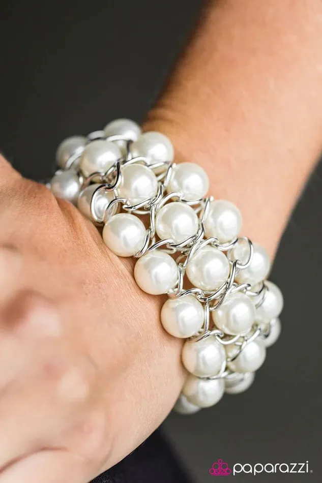 Bracelets Paparazzi Jewelry Paparazzi Bracelet Cadillac Lane White