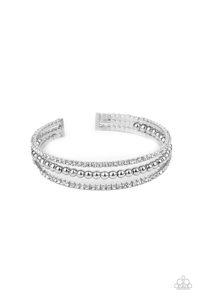 Bracelets Paparazzi Jewelry Paparazzi Bracelet HighEnd Eye Candy White Bracelets Paparazzi Jewelry Paparazzi Bracelet HighEnd Eye Candy White