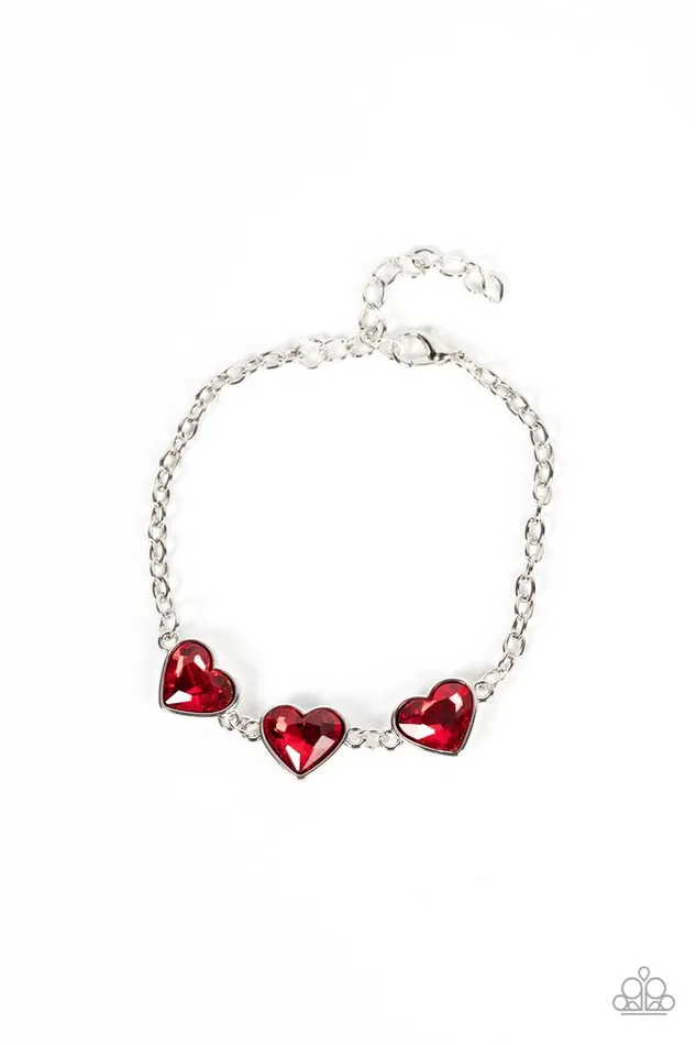 Bracelets Paparazzi Jewelry Paparazzi Bracelet Little Heartbreaker Red Bracelets Paparazzi Jewelry Paparazzi Bracelet Little Heartbreaker Red
