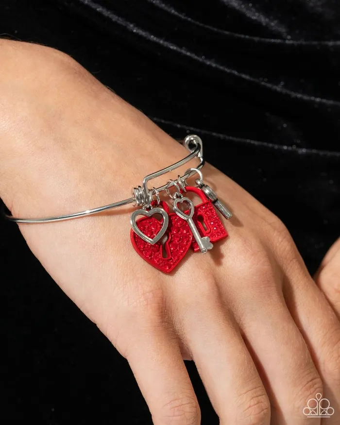 Bracelets Paparazzi Jewelry Paparazzi Bracelet Locked Legacy Red Bracelets Paparazzi Jewelry Paparazzi Bracelet Locked Legacy Red