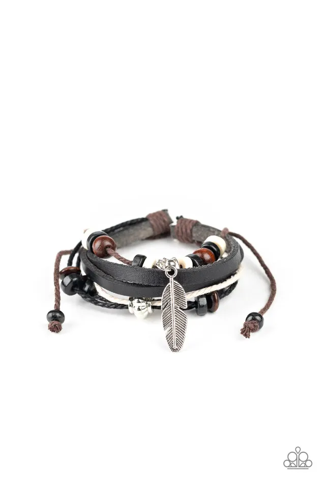 Bracelets Paparazzi Jewelry Paparazzi Bracelet Mountain Bird Black Bracelets Paparazzi Jewelry Paparazzi Bracelet Mountain Bird Black