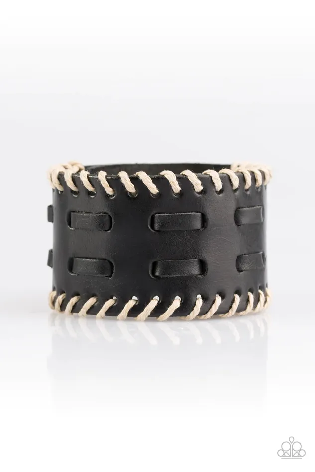 Bracelets Paparazzi Jewelry Paparazzi Bracelet West RIDE Story Black