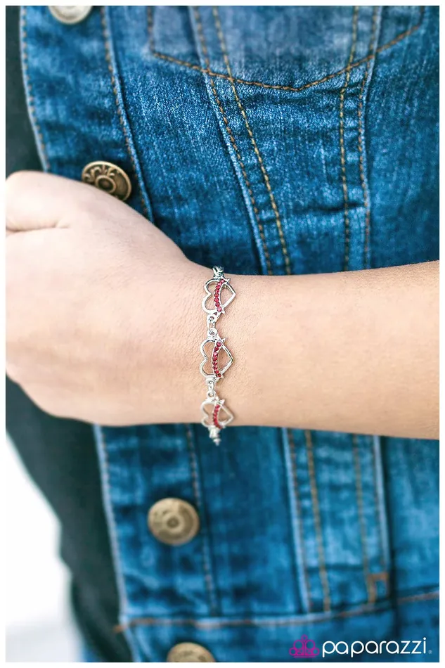 Bracelets Paparazzi Jewelry Paparazzi Bracelet Will You Be Mine Red