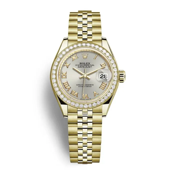 Bracelets Rolex Rolex Lady Datejust 28mm Ref 279138rbr0018 Silver Dial 18K Yellow Gold Jubilee Bracelet Womens Watch Bracelets Rolex Rolex Lady Datejust 28mm Ref 279138rbr0018 Silver Dial 18K Yellow Gold Jubilee Bracelet Womens Watch