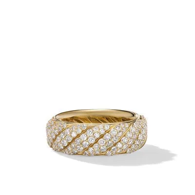 David Yurman David Yurman 75mm Sculpted Cable Band Ring Rings