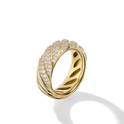 David Yurman David Yurman 75mm Sculpted Cable Band Ring Rings