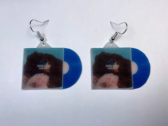 Earrings Halsey Badlands Vinyl Handmade Earrings Sam Makes Things