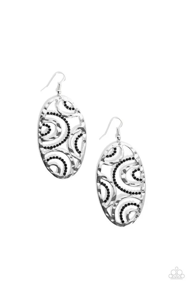 Earrings Paparazzi Earring Seize the DAZE Black Paparazzi Jewelry Earrings Paparazzi Earring Seize the DAZE Black Paparazzi Jewelry