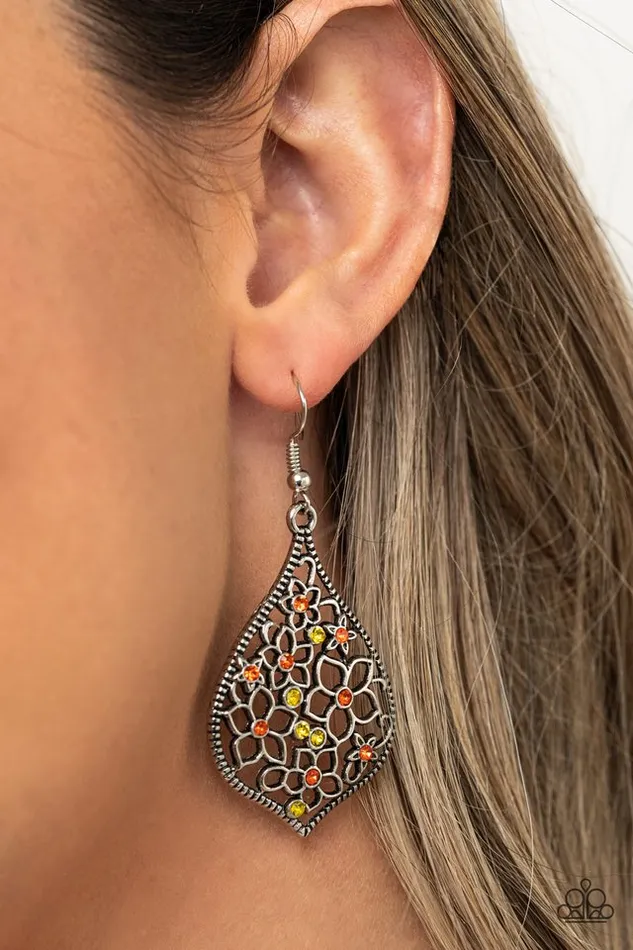 Earrings Paparazzi Jewelry Paparazzi Earring Full Out Florals Multi