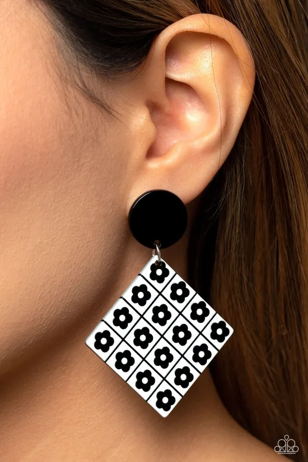 Earrings Paparazzi Jewelry Paparazzi Earring Vintage Vaudeville Black