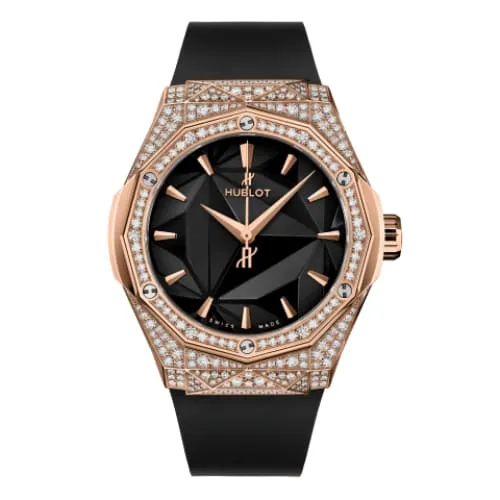 Hublot Bracelets Hublot Classic Fusion Bracelet King Gold Pave 40mm Watch Ref 550OS1800RX1604ORL19 Black Dial Diamond Bezel in 18K Rose Gold Diamond Case Black Rubber Strap Hublot Bracelets Hublot Classic Fusion Bracelet King Gold Pave 40mm Watch Ref 550OS1800RX1604ORL19 Black Dial Diamond Bezel in 18K Rose Gold Diamond Case Black Rubber Strap