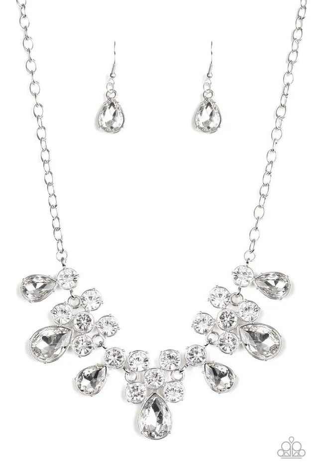 Necklaces Paparazzi Jewelry Paparazzi Necklace Debutante Drama White