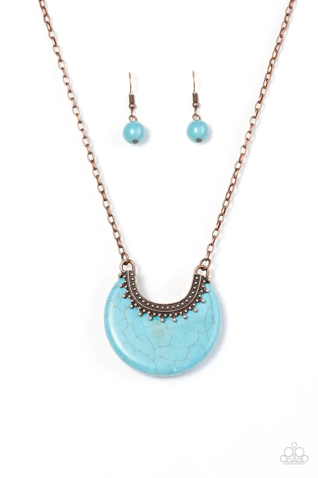 Necklaces Paparazzi Jewelry Paparazzi Necklace Mesa Moon Copper