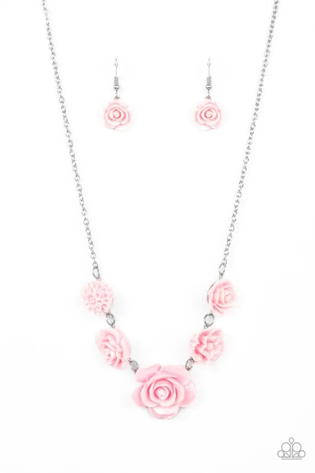Necklaces Paparazzi Jewelry Paparazzi Necklace PRIMROSE and Pretty Pink