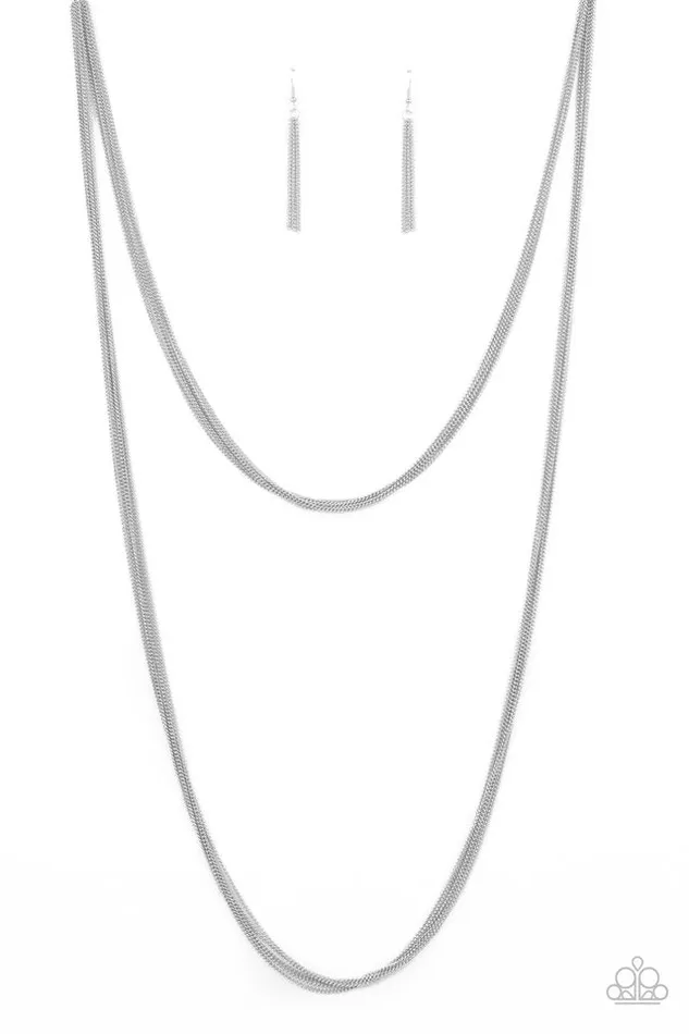 Necklaces Paparazzi Necklace Save Your TIERS Silver Paparazzi Jewelry Necklaces Paparazzi Necklace Save Your TIERS Silver Paparazzi Jewelry