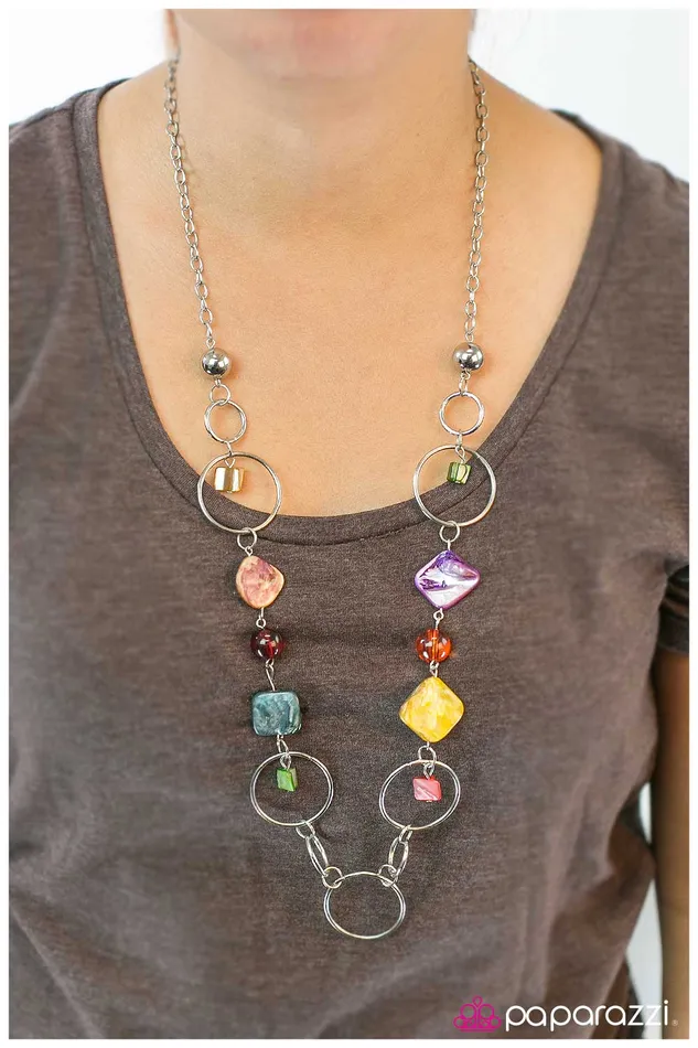 Necklaces Paparazzi Necklace What A Wonderful World Multi Paparazzi Jewelry