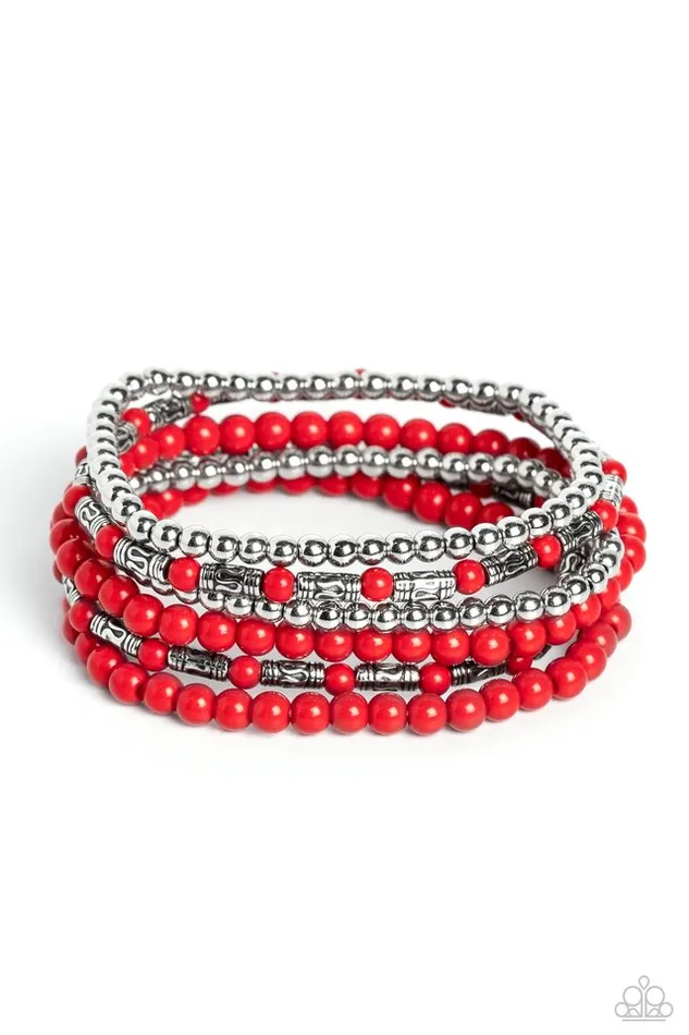 Paparazzi Bracelet Mythical Magic Red Paparazzi Jewelry Bracelets Paparazzi Bracelet Mythical Magic Red Paparazzi Jewelry Bracelets