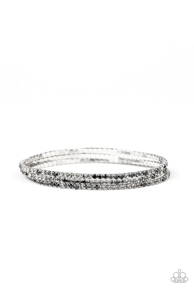 Paparazzi Bracelet Sugar and ICE Black Paparazzi Jewelry Bracelets