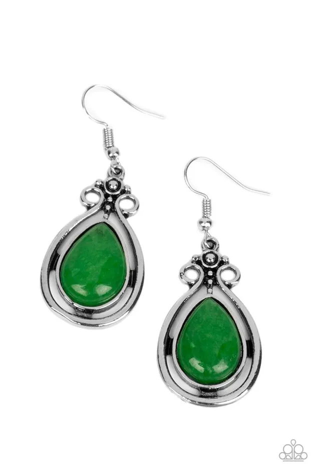 Paparazzi Earring Mountain Mantra Green Paparazzi Jewelry Earrings Paparazzi Earring Mountain Mantra Green Paparazzi Jewelry Earrings