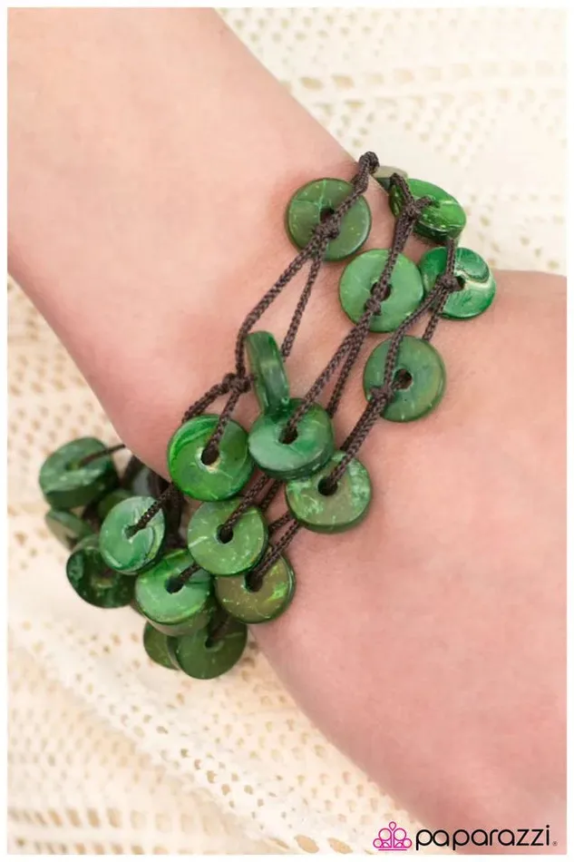 Paparazzi Jewelry Bracelets Paparazzi Bracelet Lucky Catch Green