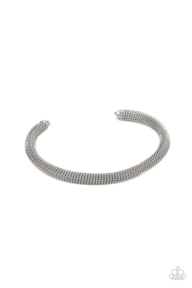 Paparazzi Jewelry Bracelets Paparazzi Bracelet Metro Machiavellian Silver Paparazzi Jewelry Bracelets Paparazzi Bracelet Metro Machiavellian Silver