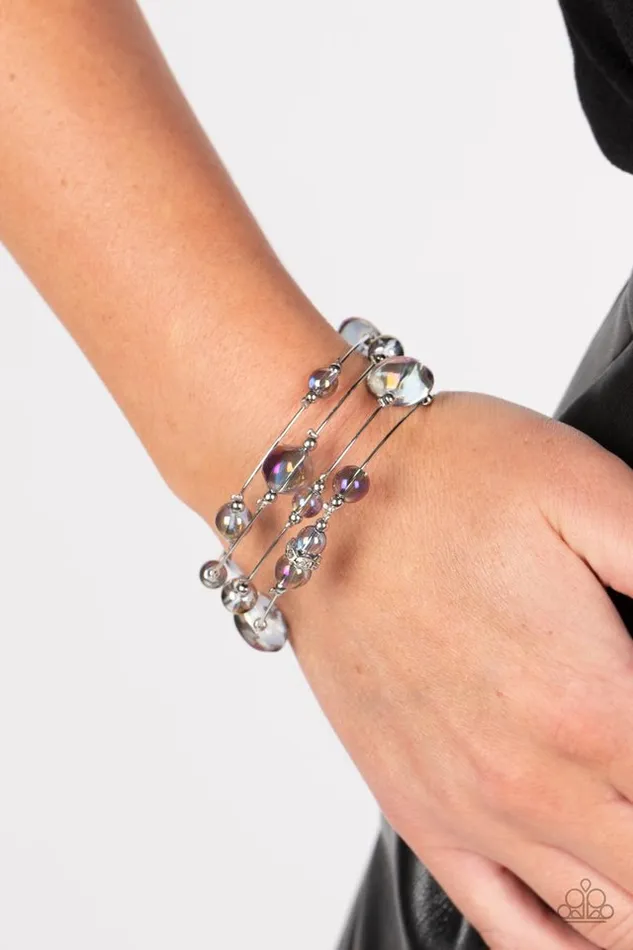 Paparazzi Jewelry Bracelets Paparazzi Bracelet Optical Auras Purple