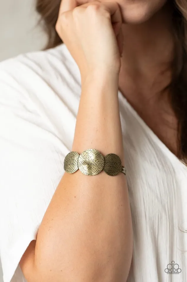Paparazzi Jewelry Bracelets Paparazzi Bracelet Urban Aftershock Brass
