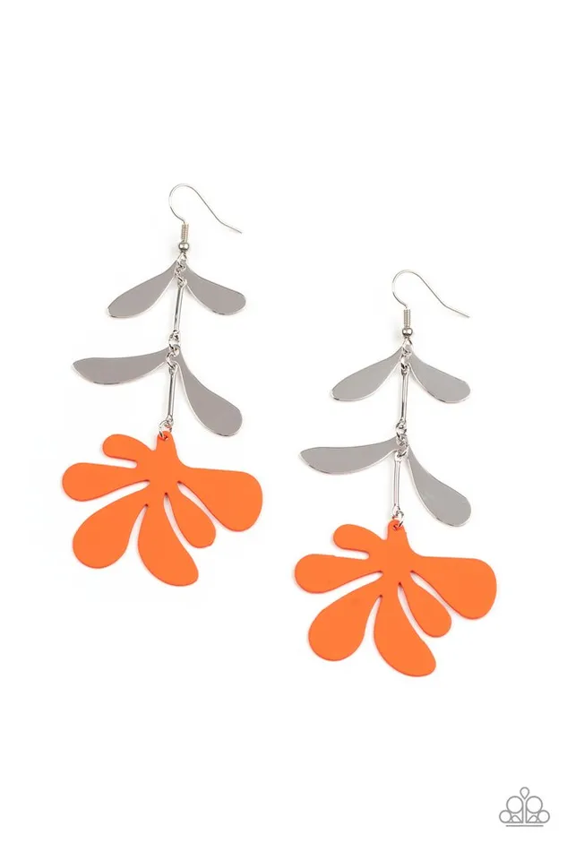 Paparazzi Jewelry Earrings Paparazzi Earring Palm Beach Bonanza Orange Paparazzi Jewelry Earrings Paparazzi Earring Palm Beach Bonanza Orange