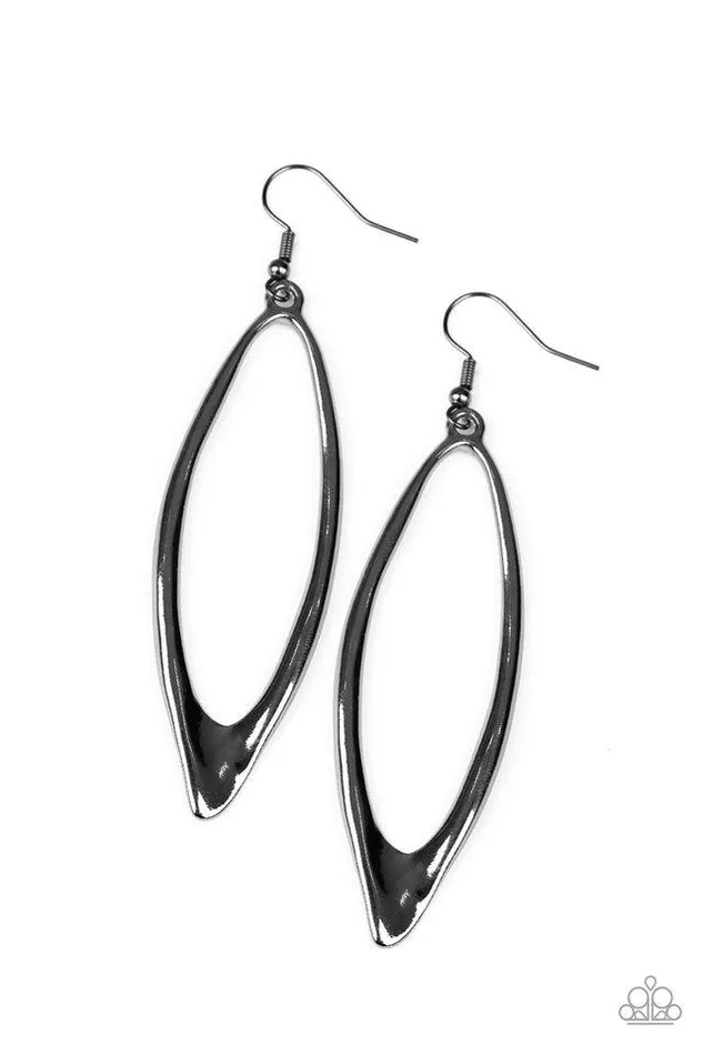 Paparazzi Jewelry Earrings Paparazzi Earring Positively Progressive Black