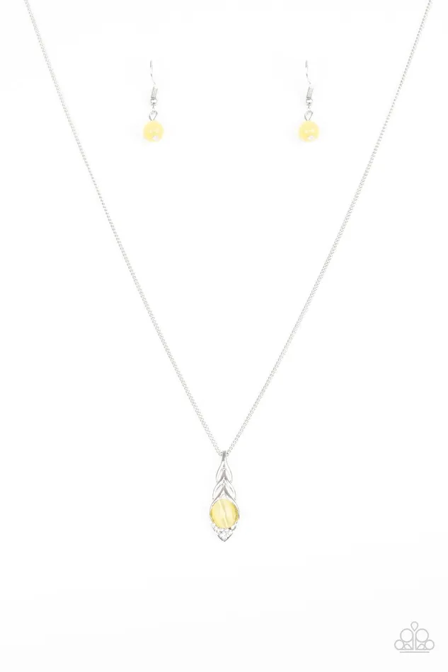 Paparazzi Jewelry Necklaces Paparazzi Necklace First Class Flier Yellow