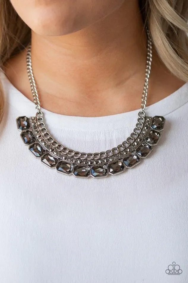 Paparazzi Jewelry Necklaces Paparazzi Necklace Killer Knockout Silver