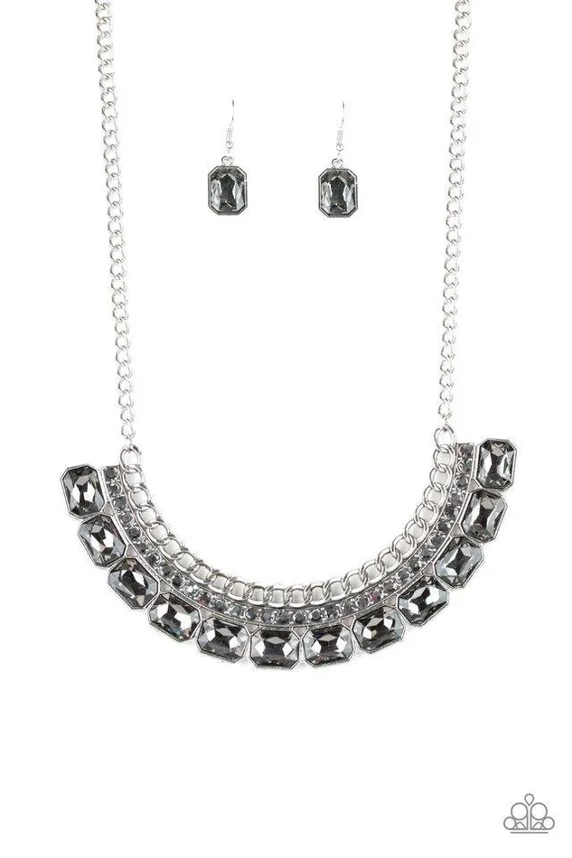 Paparazzi Jewelry Necklaces Paparazzi Necklace Killer Knockout Silver