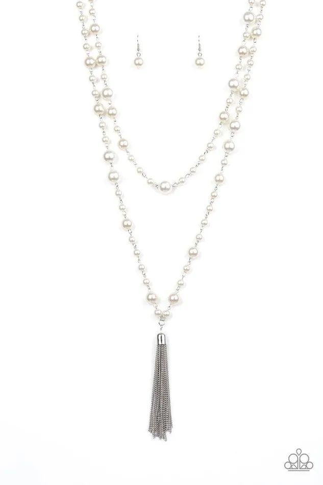 Paparazzi Jewelry Necklaces Paparazzi Necklace Social Hour White