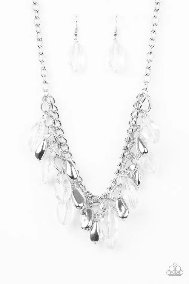 Paparazzi Jewelry Necklaces Paparazzi Necklace Spring Daydream White