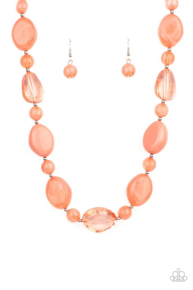 Paparazzi Jewelry Necklaces Paparazzi Necklace Staycation Stunner Orange Paparazzi Jewelry Necklaces Paparazzi Necklace Staycation Stunner Orange