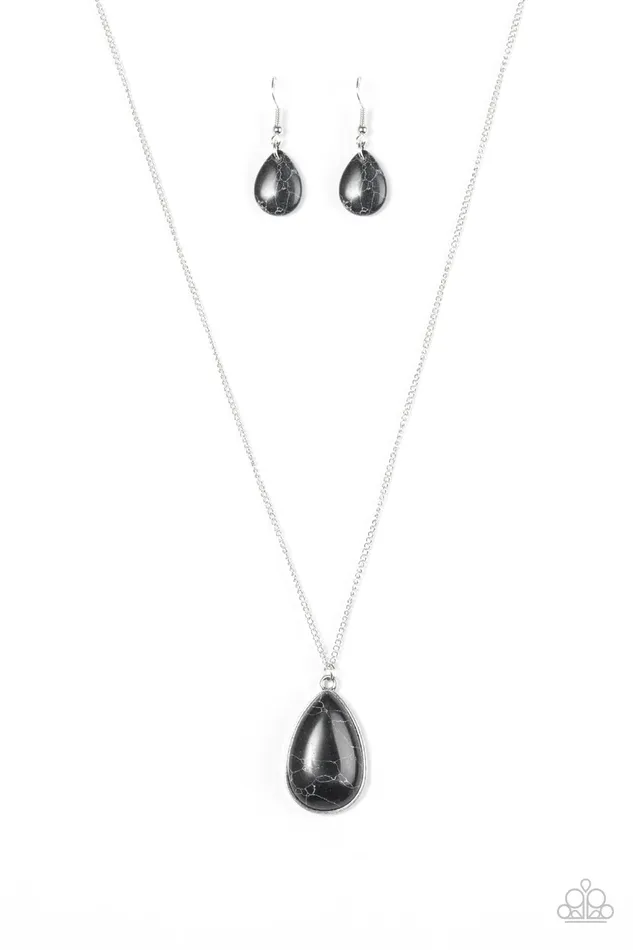 Paparazzi Jewelry Necklaces Paparazzi Necklace Talk About A Cliffhanger Black