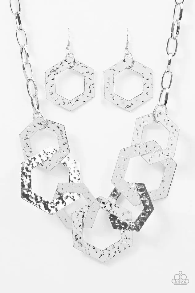 Paparazzi Jewelry Necklaces Paparazzi Necklace The HEX Factor Silver