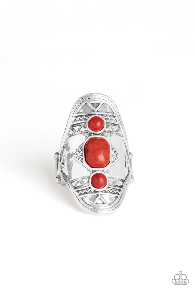 Paparazzi Jewelry Paparazzi Ring Desert Paint Red Rings