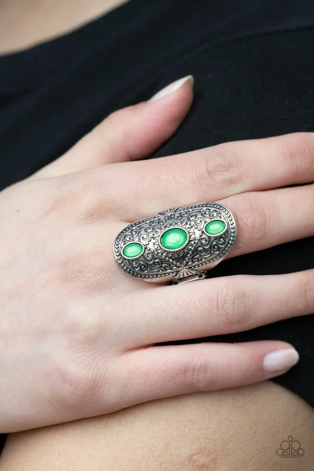 Paparazzi Jewelry Paparazzi Ring Promenade Paradise Green Rings