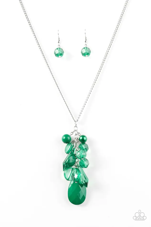 Paparazzi Necklace Keepin It Colorful Green Paparazzi Jewelry Necklaces