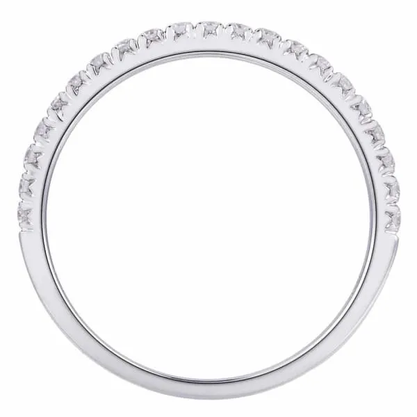 Rings Natural Round Brilliant Diamond Wedding Band Set in 18K White Gold 022ct tw Diamond Source NYC Rings Natural Round Brilliant Diamond Wedding Band Set in 18K White Gold 022ct tw Diamond Source NYC