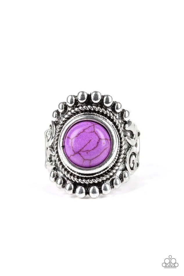 Rings Paparazzi Jewelry Paparazzi Ring Nomad Drama Purple