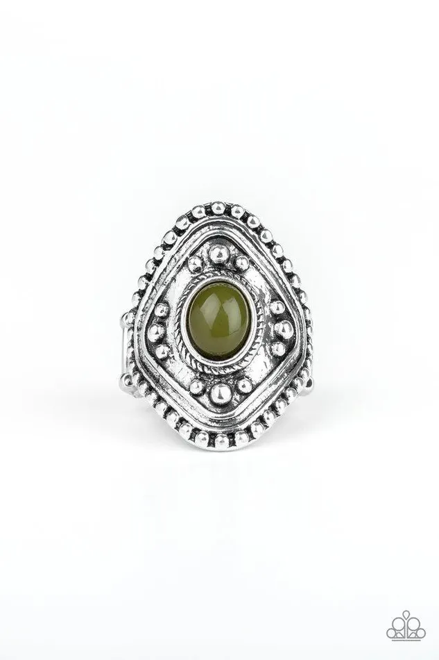 Rings Paparazzi Jewelry Paparazzi Ring Rogue Ramble Green