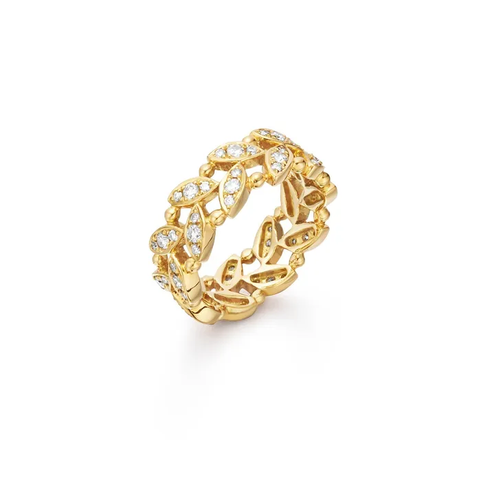 Temple St Clair Diamond Foglia Ring Temple St Clair Rings