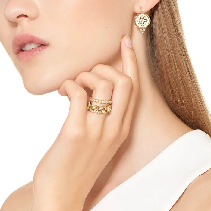 Temple St Clair Diamond Foglia Ring Temple St Clair Rings