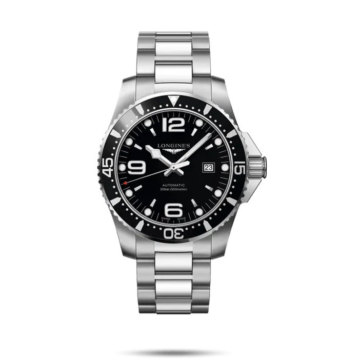 Watches Longines Longines Hydroconquest Watch Black Dial 44mm Automatic